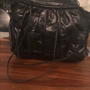 Vintage snakeskin Judith Leiber handbag